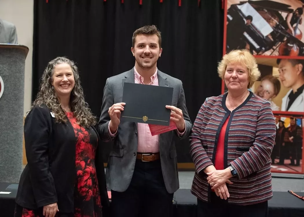 Jacob Owsley received the 2024 award for Graduate Student Excellence in Teaching.