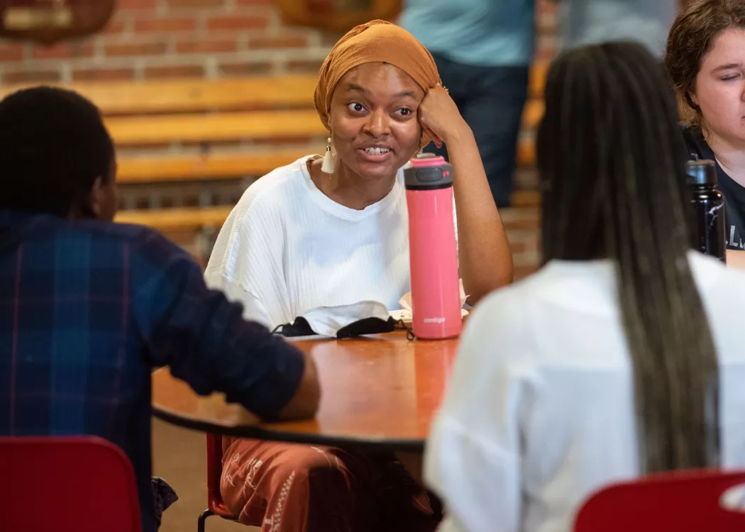 Smiling International Student