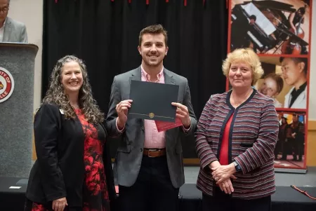Jacob Owsley received the 2024 award for Graduate Student Excellence in Teaching.